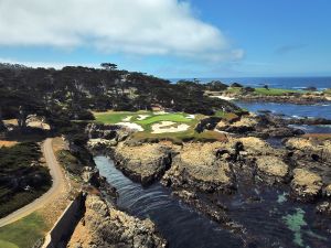 Cypress Point 15th Hole Drone